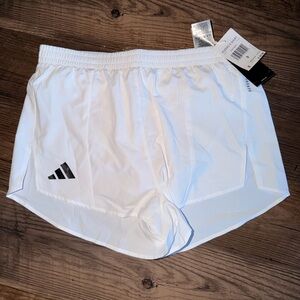 Adidas White Athletic Shorts
